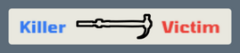 In the kill feed, when it involves you