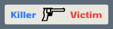 In the kill feed, when it involves you