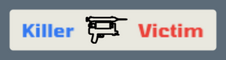 In the kill feed, when it involves you